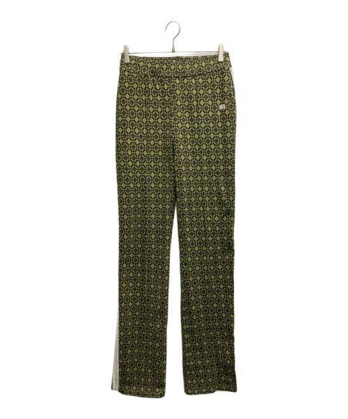 WALES BONNER（ウェールズボナー）WALES BONNER (ウェールズボナー) POWER TRACK PANTS グリーン×ブラウン サイズ:不明（実寸サイズをご確認ください）の古着・服飾アイテム