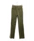 WALES BONNER (ウェールズボナー) POWER TRACK PANTS グリーン×ブラウン サイズ:不明（実寸サイズをご確認ください）：9000円