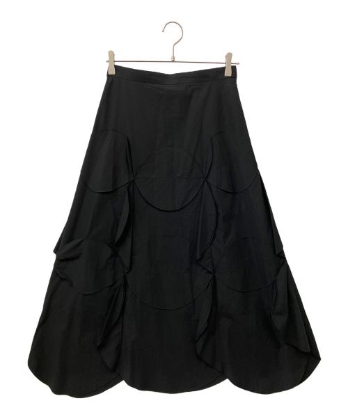 ENFOLD（エンフォルド）ENFOLD (エンフォルド) スローバースカート ブラック サイズ:38の古着・服飾アイテム