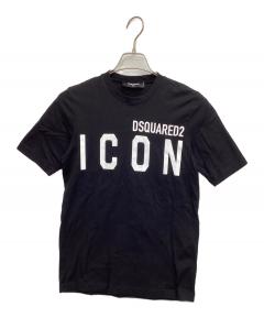 中古・古着通販】BALMAIN (バルマン) ボタンロゴTシャツ ブラック