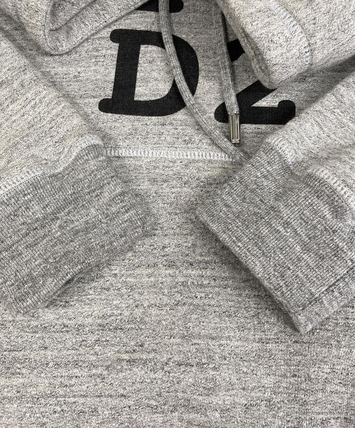 DSQUARED2（ディースクエアード）DSQUARED2 (ディースクエアード) I LOVE D2ロゴパーカー S75GU0275 ライトグレー サイズ:XXSの古着・服飾アイテム