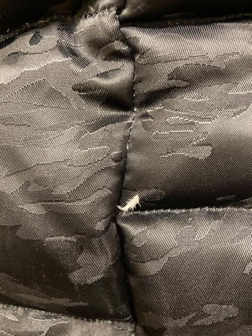 BACK BONE（バックボーン）BACK BONE (バックボーン) CAMOUFLAGE JACQUARD DOWN BLOUSON ブラック サイズ:SIZE Mの古着・服飾アイテム