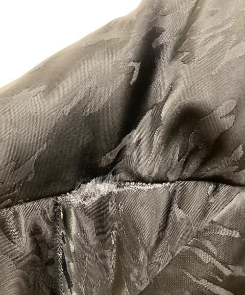 BACK BONE（バックボーン）BACK BONE (バックボーン) CAMOUFLAGE JACQUARD DOWN BLOUSON ブラック サイズ:SIZE Mの古着・服飾アイテム