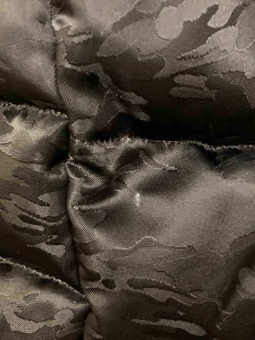 BACK BONE（バックボーン）BACK BONE (バックボーン) CAMOUFLAGE JACQUARD DOWN BLOUSON ブラック サイズ:SIZE Mの古着・服飾アイテム