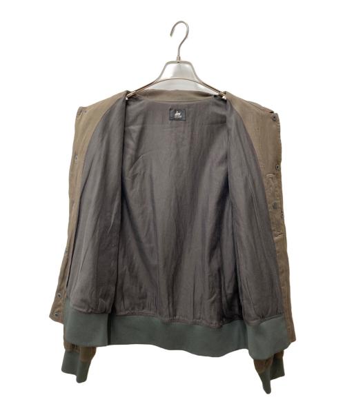 PS Paul Smith（ＰＳポールスミス）PS Paul Smith (ＰＳポールスミス) サテンブルゾン　PY-YR-79361[ グリーン サイズ:Lの古着・服飾アイテム