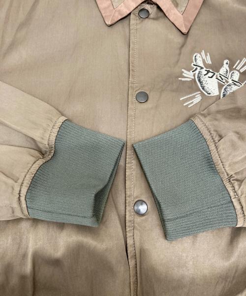 PS Paul Smith（ＰＳポールスミス）PS Paul Smith (ＰＳポールスミス) サテンブルゾン　PY-YR-79361[ グリーン サイズ:Lの古着・服飾アイテム