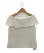 Nobleノーブル）の古着「コンパクトストレッチケープブラウス」｜アイボリー