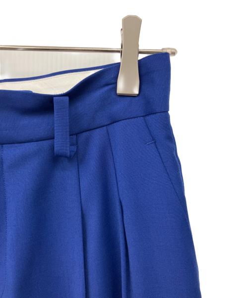 EVERYDAY I LIKE.（エヴリデイ アイ ライク）EVERYDAY I LIKE. (エヴリデイ アイ ライク) Tuck Wide パンツ ブルー サイズ:36の古着・服飾アイテム