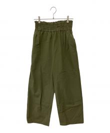 JOURNAL STANDARD（ジャーナルスタンダード）の古着「ナイロンストレッチワイドパンツ」｜カーキ