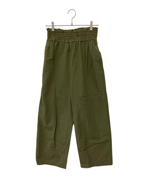 JOURNAL STANDARD（ジャーナルスタンダード）JOURNAL STANDARD (ジャーナルスタンダード) ナイロンストレッチワイドパンツ カーキ サイズ:38の古着・服飾アイテム