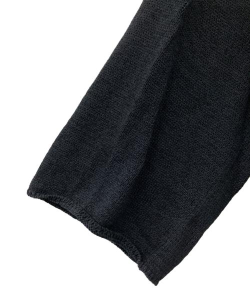 Plage（プラージュ）Plage (プラージュ) テープヤーン ヨコアミボートネックニット ブラック サイズ:Fの古着・服飾アイテム