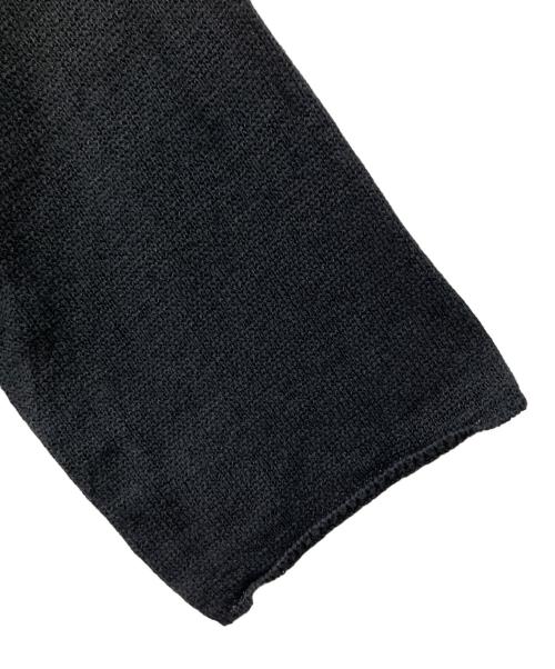 Plage（プラージュ）Plage (プラージュ) テープヤーン ヨコアミボートネックニット ブラック サイズ:Fの古着・服飾アイテム