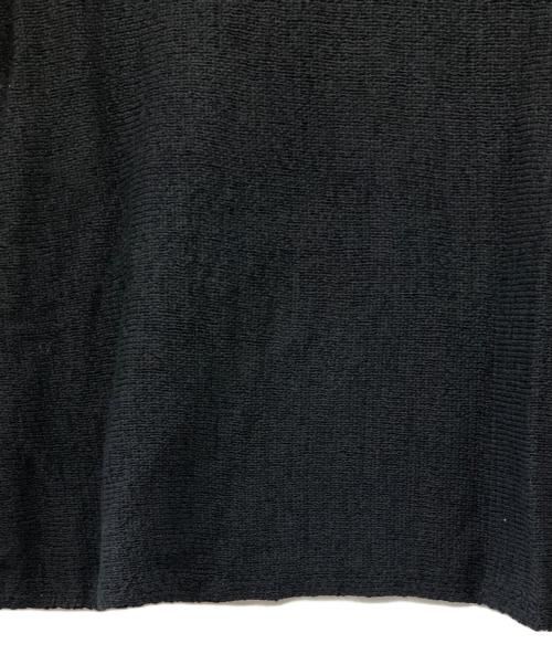Plage（プラージュ）Plage (プラージュ) テープヤーン ヨコアミボートネックニット ブラック サイズ:Fの古着・服飾アイテム