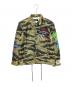 DIESEL（ディーゼル）の古着「カモフラキルティングコーチジャケット」｜グリーン