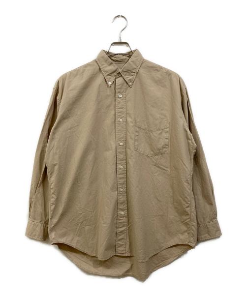 Graphpaper（グラフペーパー）Graphpaper (グラフペーパー) Finx Rip-Stop B.D Shirt ベージュ サイズ:1の古着・服飾アイテム