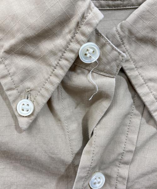 Graphpaper（グラフペーパー）Graphpaper (グラフペーパー) Finx Rip-Stop B.D Shirt ベージュ サイズ:1の古着・服飾アイテム
