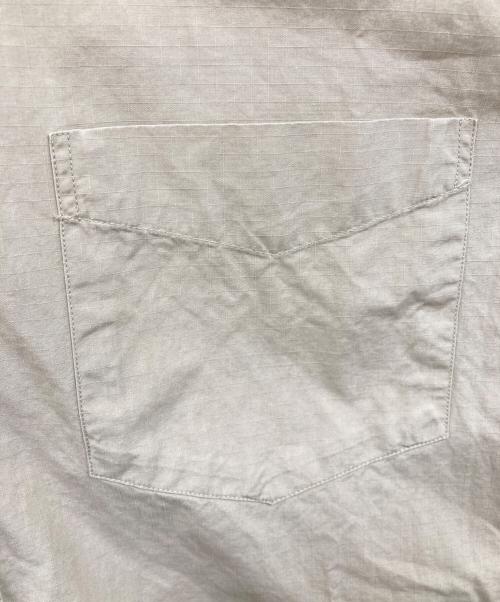 Graphpaper（グラフペーパー）Graphpaper (グラフペーパー) Finx Rip-Stop B.D Shirt ベージュ サイズ:1の古着・服飾アイテム
