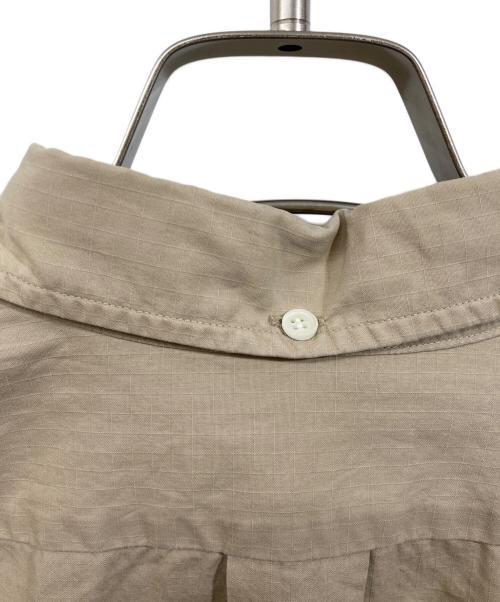 Graphpaper（グラフペーパー）Graphpaper (グラフペーパー) Finx Rip-Stop B.D Shirt ベージュ サイズ:1の古着・服飾アイテム