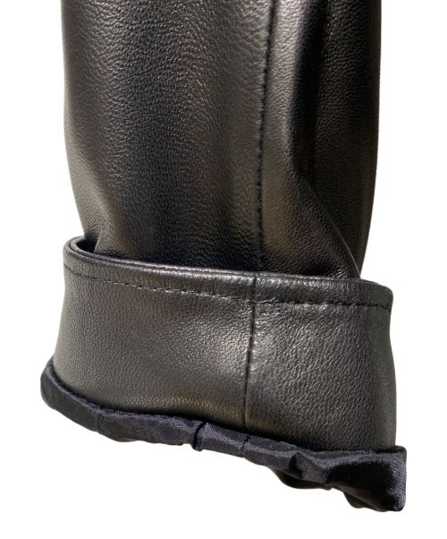 Maison Margiela（メゾンマルジェラ）Maison Margiela (メゾンマルジェラ) 5 Zip Leather Riders Jacket（八の字 5ZIPライダースジャケット） ブラック サイズ:50 未使用品の古着・服飾アイテム
