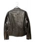 Maison Margiela (メゾンマルジェラ) 5 Zip Leather Riders Jacket（八の字 5ZIPライダースジャケット） ブラック サイズ:50 未使用品：320000円