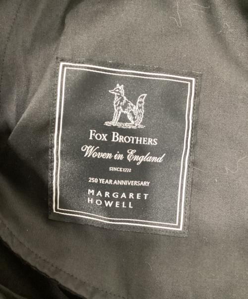 MARGARET HOWELL（マーガレットハウエル）MARGARET HOWELL (マーガレットハウエル) ウールワイドパンツ ブラック サイズ:1の古着・服飾アイテム