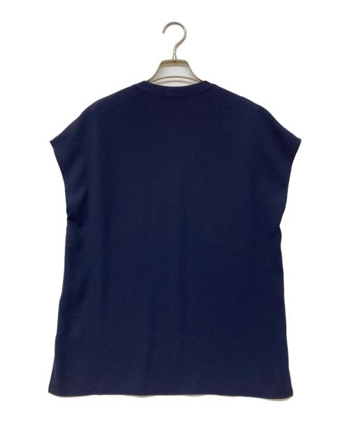 theory（セオリー）theory (セオリー) パウダークレーププルオーバー ネイビー サイズ:Sの古着・服飾アイテム