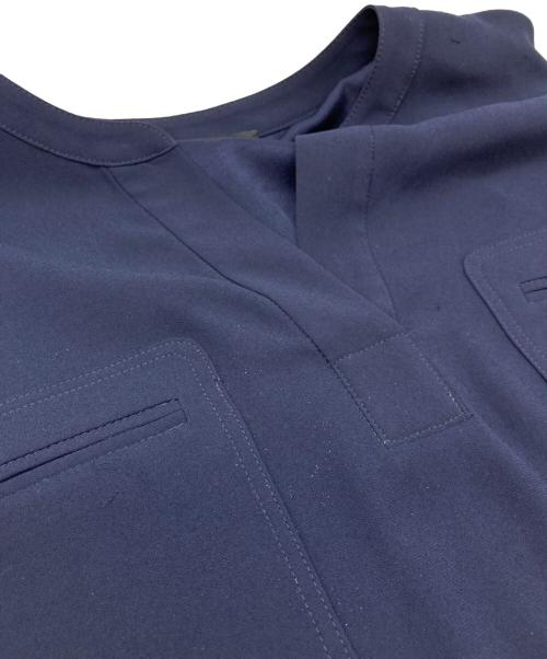 theory（セオリー）theory (セオリー) パウダークレーププルオーバー ネイビー サイズ:Sの古着・服飾アイテム