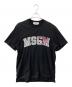 MSGM（エムエスジーエム）の古着「ロゴTシャツ」｜ブラック
