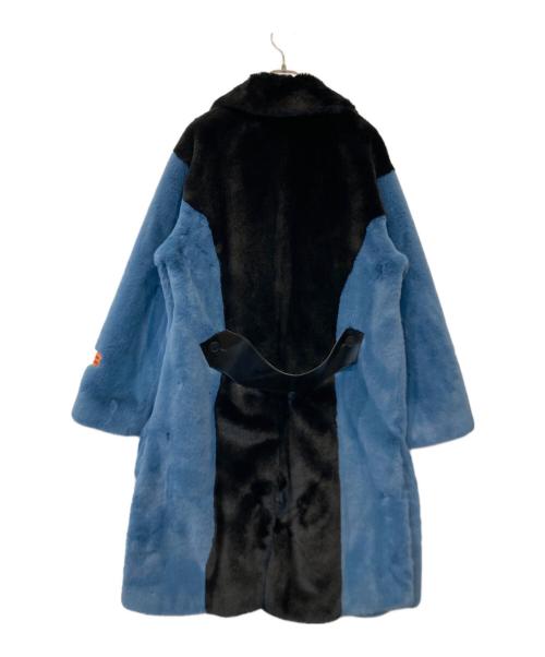 HERON PRESTON（ヘロンプレストン）HERON PRESTON (ヘロンプレストン) エコファーコート HWEA023E19791012 スカイブルー サイズ:Sの古着・服飾アイテム