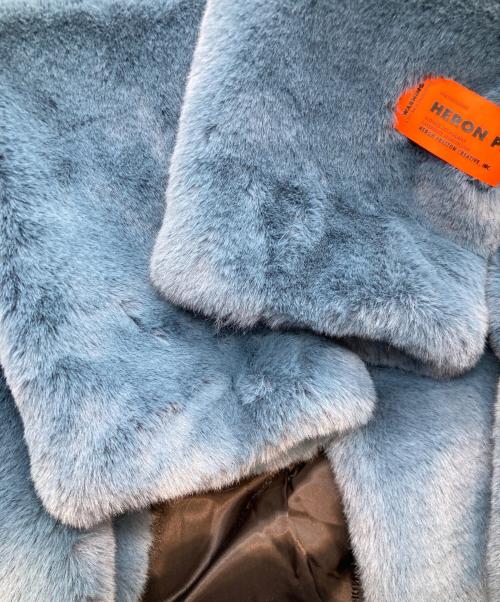 HERON PRESTON（ヘロンプレストン）HERON PRESTON (ヘロンプレストン) エコファーコート HWEA023E19791012 スカイブルー サイズ:Sの古着・服飾アイテム