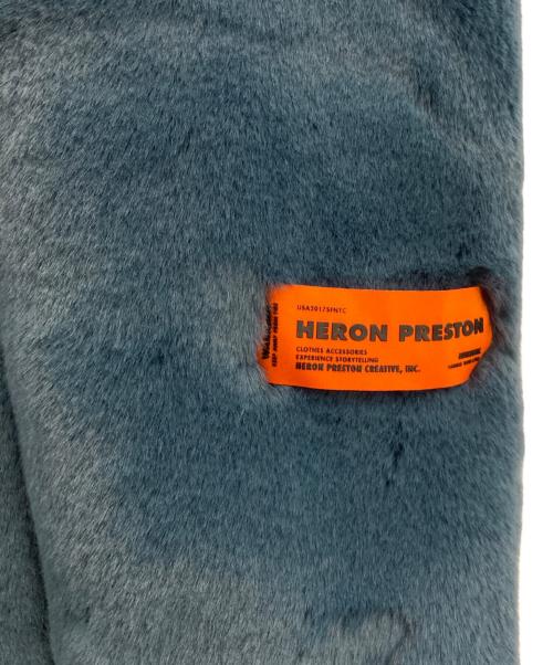 HERON PRESTON（ヘロンプレストン）HERON PRESTON (ヘロンプレストン) エコファーコート HWEA023E19791012 スカイブルー サイズ:Sの古着・服飾アイテム