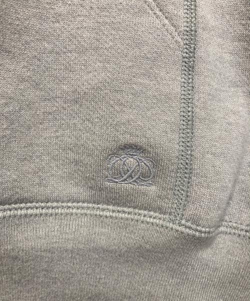 DRAWER（ドゥロワー）DRAWER (ドゥロワー) コットンカシミヤノースリーブ裏起毛スウェットパーカー グレー サイズ:Freeの古着・服飾アイテム