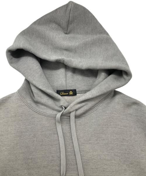 DRAWER（ドゥロワー）DRAWER (ドゥロワー) コットンカシミヤノースリーブ裏起毛スウェットパーカー グレー サイズ:Freeの古着・服飾アイテム