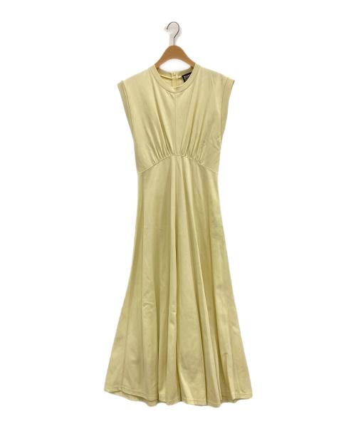 PHOTOCOPIEU（フォトコピュー）PHOTOCOPIEU (フォトコピュー) スリーブレスフレアワンピース イエロー サイズ:SIZE36の古着・服飾アイテム