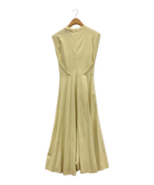 PHOTOCOPIEU（フォトコピュー）PHOTOCOPIEU (フォトコピュー) スリーブレスフレアワンピース イエロー サイズ:SIZE36の古着・服飾アイテム