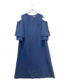 ADORE（アドーア）の古着「オープンショルダーワンピース」｜ネイビー