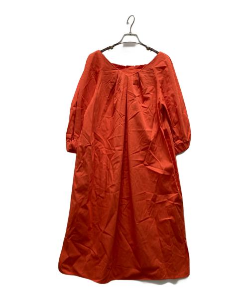 ADORE（アドーア）ADORE (アドーア) コットンラチネワンピース オレンジ サイズ:38の古着・服飾アイテム