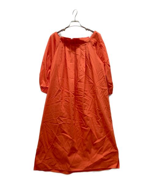 ADORE（アドーア）ADORE (アドーア) コットンラチネワンピース オレンジ サイズ:38の古着・服飾アイテム