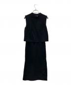 DIANE VON FURSTENBERGダイアンフォンファステンバーグ）の古着「ブラウスワンピース」｜ブラック
