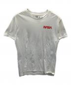 FRUIT OF THE LOOM×Tom Sachsフルーツオブザルーム×トム・サックス）の古着「NASA プリントTシャツ」｜ホワイト