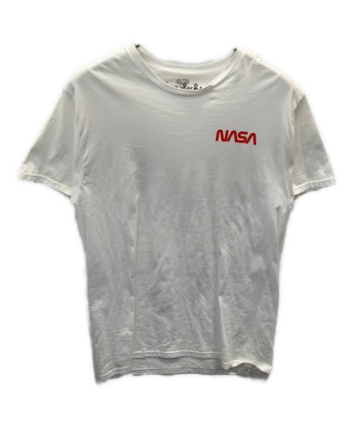 FRUIT OF THE LOOM（フルーツオブザルーム）FRUIT OF THE LOOM (フルーツオブザルーム) Tom Sachs (トム・サックス) NASA プリントTシャツ ホワイト サイズ:Ｌの古着・服飾アイテム