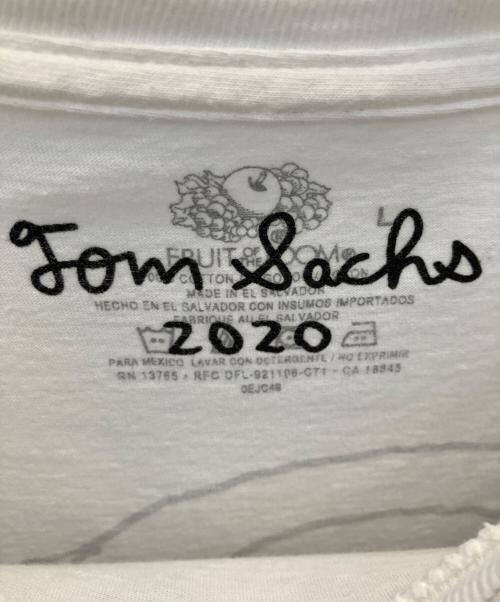 FRUIT OF THE LOOM（フルーツオブザルーム）FRUIT OF THE LOOM (フルーツオブザルーム) Tom Sachs (トム・サックス) NASA プリントTシャツ ホワイト サイズ:Ｌの古着・服飾アイテム