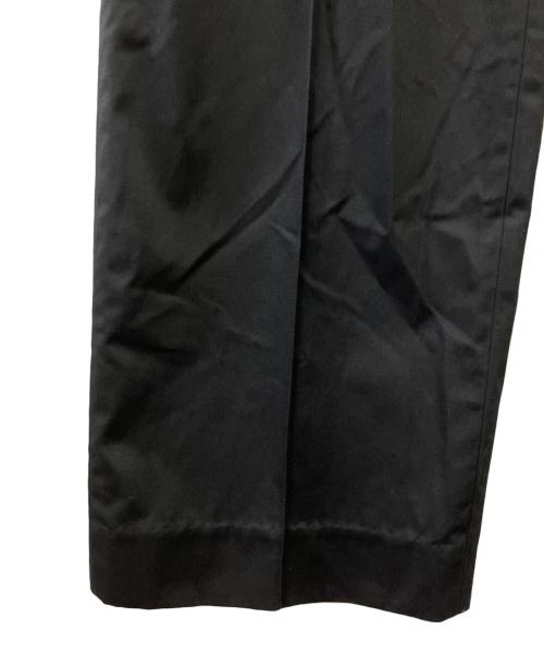 kayle（ケイル）KAYLE (ケイル) HIGH COUNT GABARDINE BELT DESIGN PANTS ブラック サイズ:Sの古着・服飾アイテム