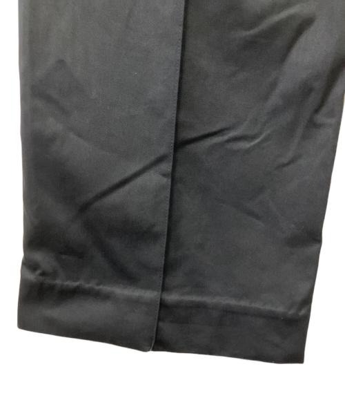 kayle（ケイル）KAYLE (ケイル) HIGH COUNT GABARDINE BELT DESIGN PANTS ブラック サイズ:Sの古着・服飾アイテム