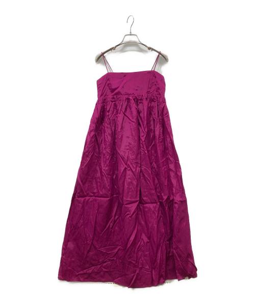 FRAY ID（フレイ アイディー）FRAY ID (フレイ アイディー) ギャザーボリュームキャミワンピース ピンク サイズ:1の古着・服飾アイテム