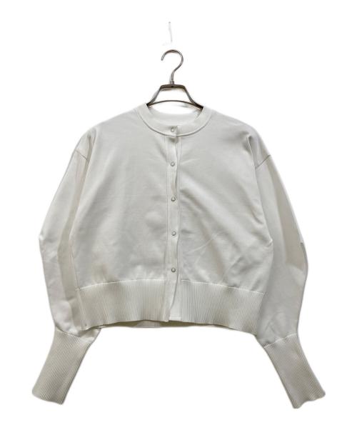 UNITED TOKYO（ユナイテッドトーキョー）UNITED TOKYO (ユナイテッドトーキョー) フレスコニットカーディガン ホワイト サイズ:Freeの古着・服飾アイテム
