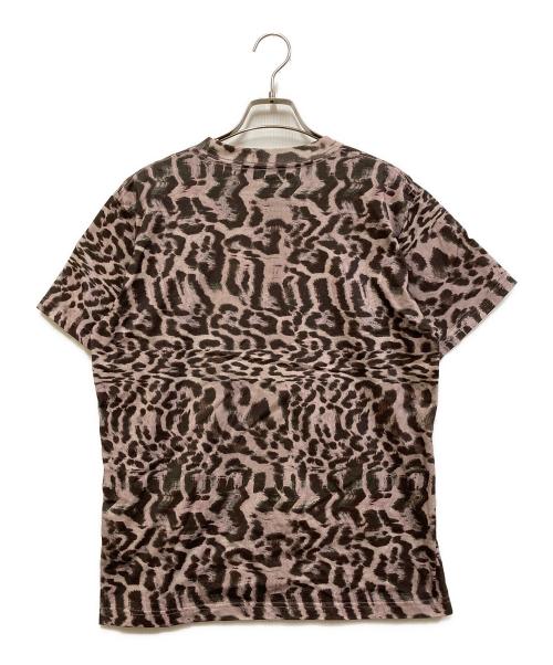 JOHN LAWRENCE SULLIVAN（ジョン ローレンス サリバン）JOHN LAWRENCE SULLIVAN (ジョン ローレンス サリバン) レオパードプリントTシャツ ピンク サイズ:Ｓの古着・服飾アイテム