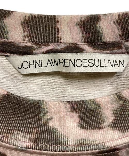 JOHN LAWRENCE SULLIVAN（ジョン ローレンス サリバン）JOHN LAWRENCE SULLIVAN (ジョン ローレンス サリバン) レオパードプリントTシャツ ピンク サイズ:Ｓの古着・服飾アイテム
