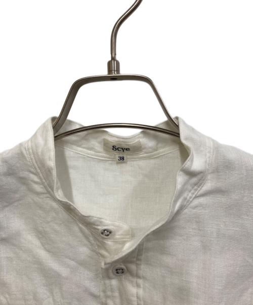 SCYE（サイ）SCYE (サイ) Organic Linen Tucked Blouse ホワイト サイズ:38の古着・服飾アイテム