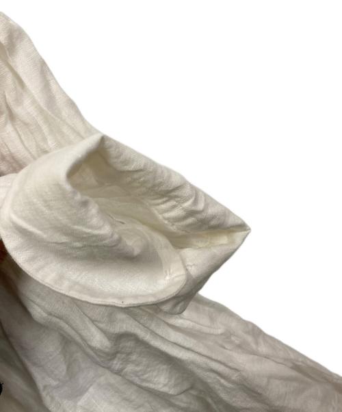 SCYE（サイ）SCYE (サイ) Organic Linen Tucked Blouse ホワイト サイズ:38の古着・服飾アイテム